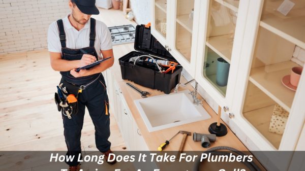 Image presents How long does it take for plumbers to arrive for an emergency call?