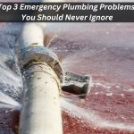 Image presents emergency plumber