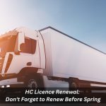 Image presents HC Licence Renewal Don't Forget to Renew Before Spring